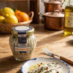 Filetti di Acciughe Marinate in Olio di Semi di Girasole